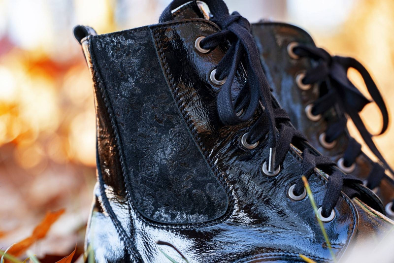 Kožené kozačky, dámské kozačky - HELIOS Komfort 528, černá 3