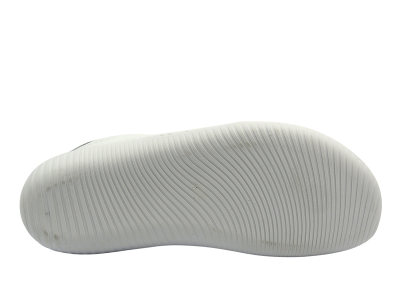 Barefoot kožené minimalistické pánské polobotky bílé Wasak 0742