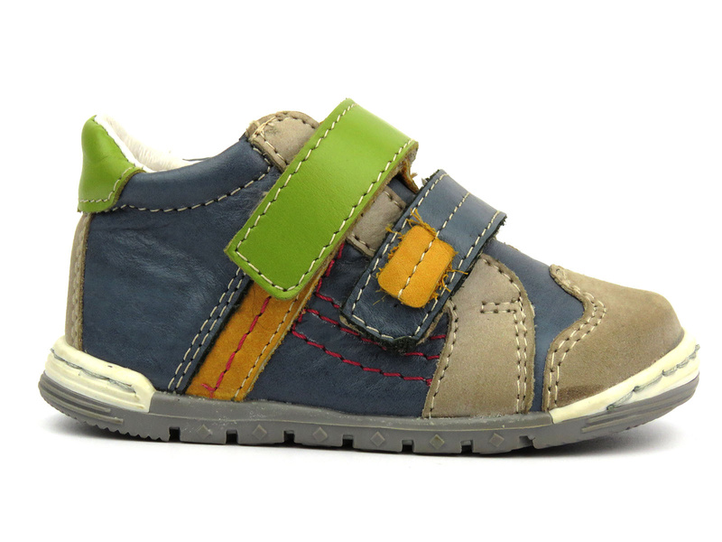Dětské kožené boty Mido Noster 241, modré