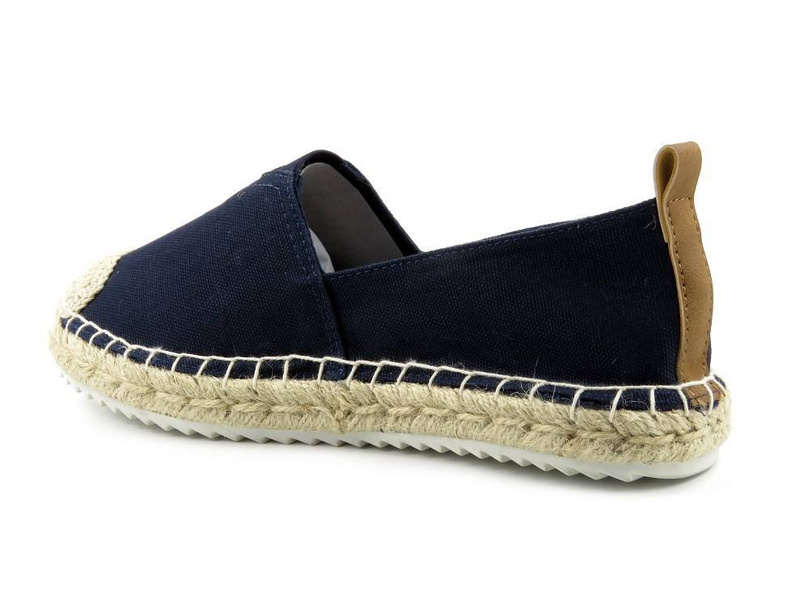 Dámské espadrilky s copánkovou podrážkou - BIG STAR HH274500, tmavě modrá