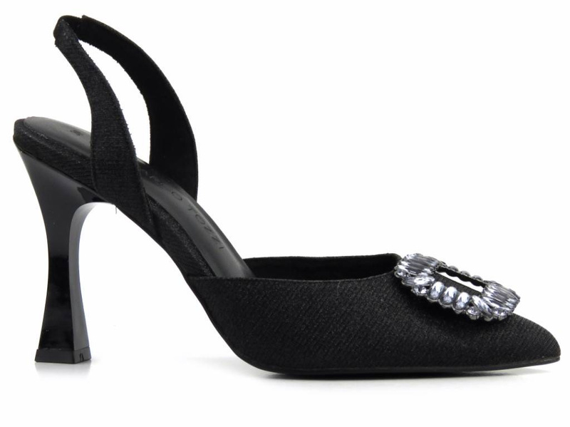 Dámské sandály na vysokém podpatku – Marco Tozzi 2-29607-20, černé