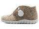 Teplé papuče, dětské boty s pejskem - BEFADO 526P119, hnědé
