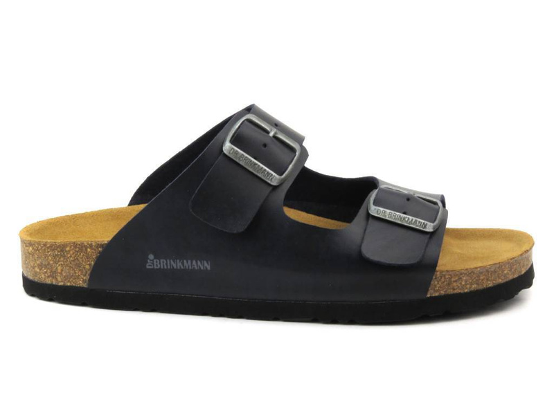 Pohodlné klasické pánské žabky - Brinkmann 600275-5, tmavě modrá