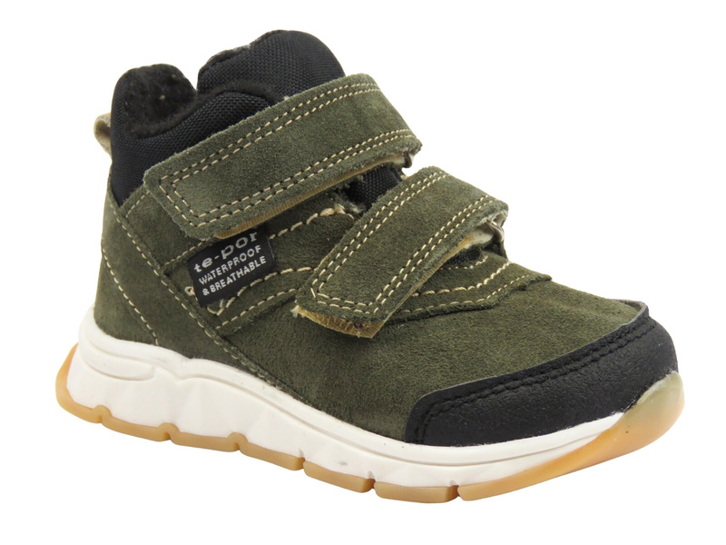 Dětské kotníkové boty na suchý zip - Jamet 1125, Zelené