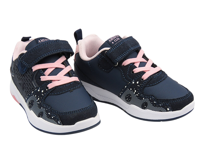 Dívčí tenisky, sportovní obuv – tmavě modré AMERICAN CLUB BS 27/23