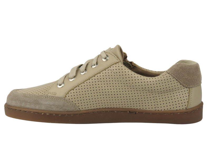 Dámské barefoot boty z přírodní kůže Helios Komfort 470, ecru - PŘEDPRODEJ