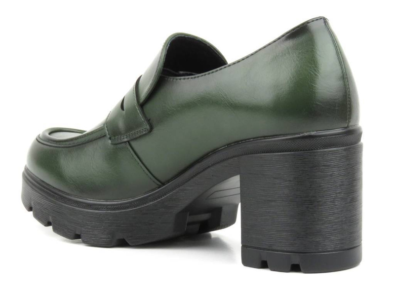 Lodičky, dámské boty na vysokém podpatku - Potocki 23(24)-12154, zelené