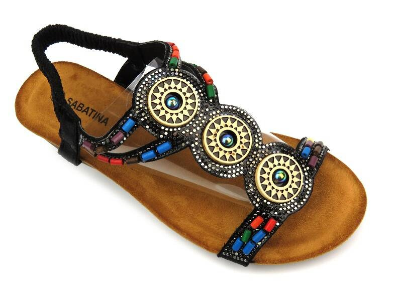 Dámské sandály - Sabatina TMF2023W-0256, černé