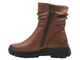 Stylové, zateplené dámské kotníkové boty Cambell 25-19304, hnědé