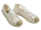 Dámské nazouvací polobotky – espadrilky Potocki 25-103301, bílé