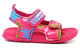Pěnové sandály pro dívky - American Club NH 85/23 NH 86/23, tmavě růžové