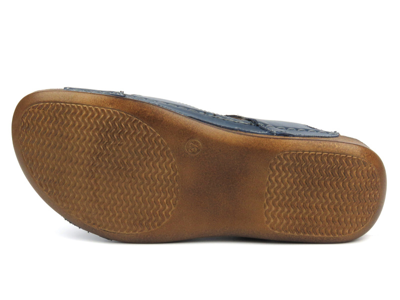 Wygodne sandały damskie polskiej produkcji - Helios Komfort 246, beżowe