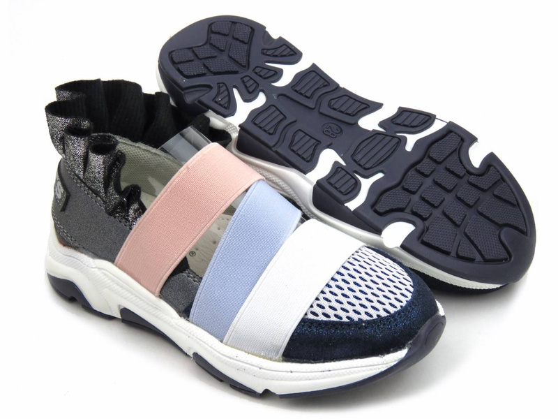 Dětské sportovní boty na jaro a léto - WEESTEP R537333917, barevné s volánky