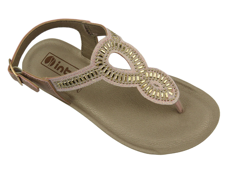 Dámské zdravotní žabky s korkovou stélkou - Inblu VR7B, bílá