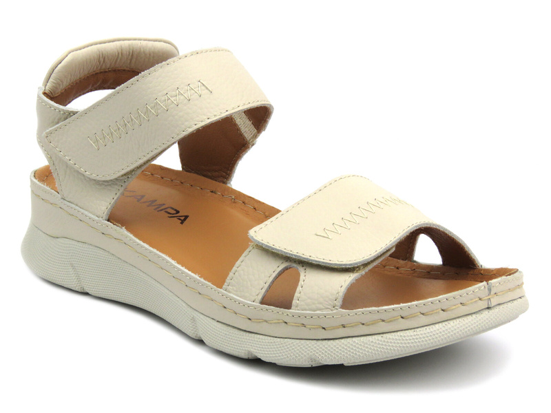 Pohodlné boty a dámské sandály - Kampa 74, modrá