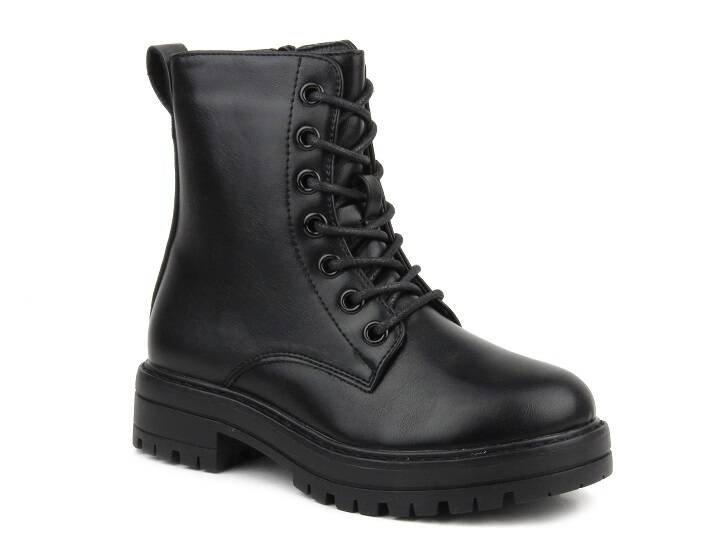 Dětské kotníkové boty - MISS E 23DZ35-4235, černé