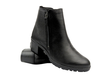 Dámské zateplené boty - Comfortabel 960352-01 Black with Zipper