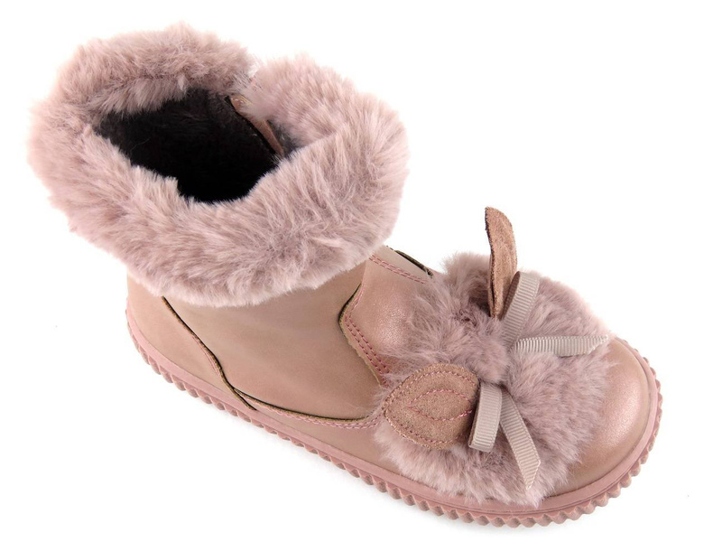 Dětské kozačky se zajíčkem - AMERICAN CLUB GC 27/20, růžové