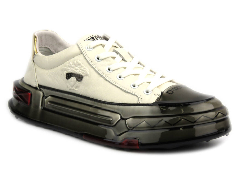 Moderní pánské tenisky - JOHN DOUBARE 9699, bílá