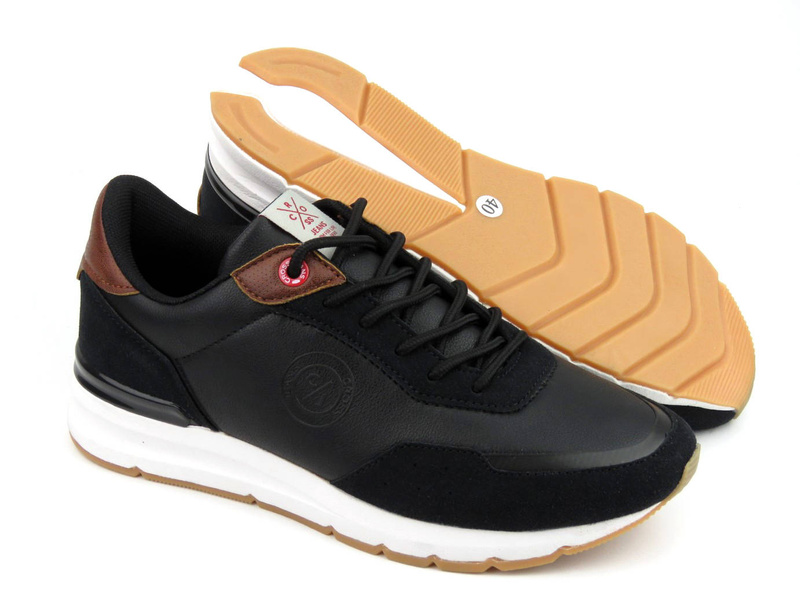 Tenisky. pánská sportovní obuv s Memory Foam - CROSS JEANS II1R4011C, černá