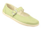 Barefoot Helios Comfort 471 kožené minimalistické tenisky, limetková barva