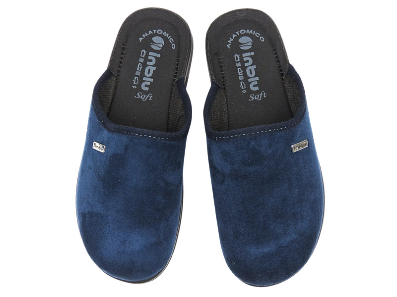 Pohodlné pánské pantofle INBLU DG-75U, tmavě modré