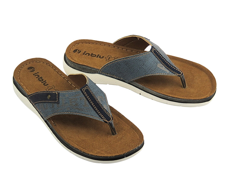 Pánské žabky tmavě modré INBLU VI-1E