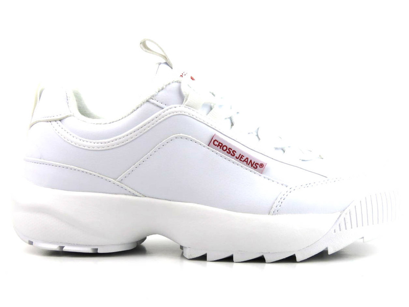Robustní dámské tenisky - CROSS JEANS EE2R4133C, bílé