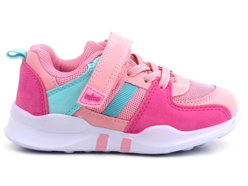 Dětská sportovní obuv s elastickými tkaničkami - BEFADO 516Y130, růžová