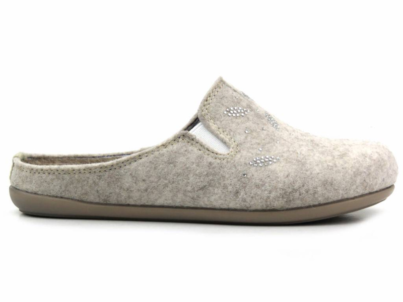 Dámské plstěné pantofle jako dárek - Inblu GF-15, béžové