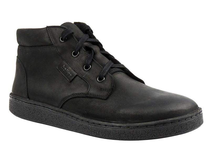 Barefoot pánské minimalistické kotníkové boty Helios Komfort 833, černé