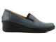 Pohodlné dámské boty na klínku - HELIOS 349, grafit