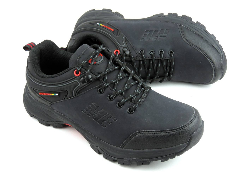 Pánská treková obuv - BADOXX MXC-8363, černá