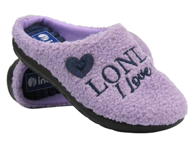 Měkké dámské domácí pantofle Inblu LV-07, tmavě modrá