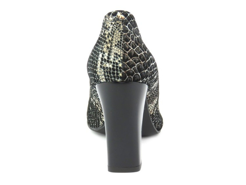 Lodičky z imitace hadí kůže - Kati 1521