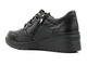Dámské tenisky na zip a šněrování - Helios Komfort 347, černé