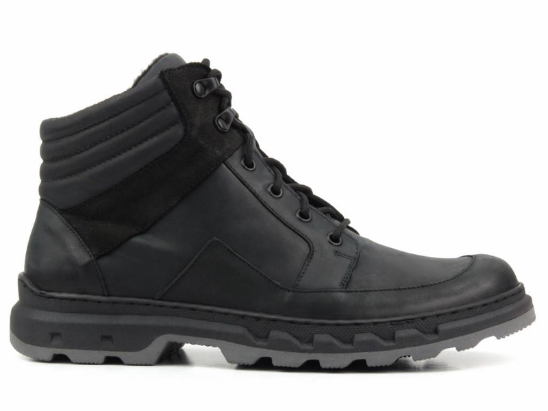 Pánské zateplené kozačky a kozačky - WASAK 0220, černá