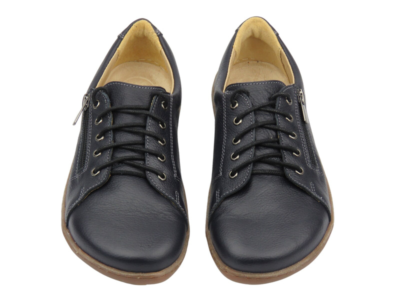 Barefoot dámské minimalistické polobotky v tmavě modré barvě Helios Komfort 436