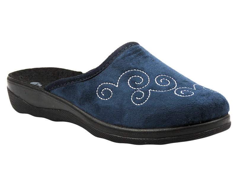 Pohodlné dámské pantofle INBLU CA-5B, tmavě modré