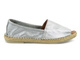 Dámské espadrilky s otevřenou špičkou - VENEZIA 031850218, stříbrná