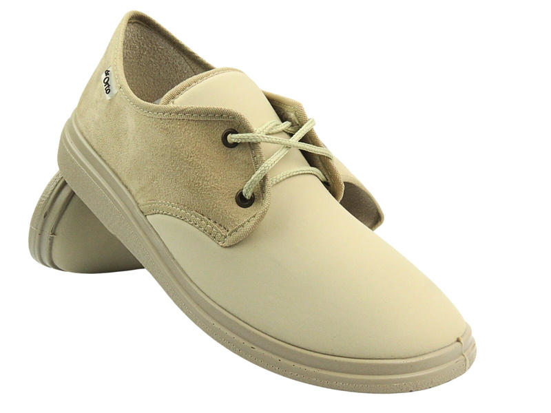Pánská profylaktická ortopedická obuv Befado dr Orto 990M002 Beige Šněrovací obuv