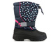 Sněhule, teplé dětské zimní boty - WOJTYŁKO 23042, tmavě modrá