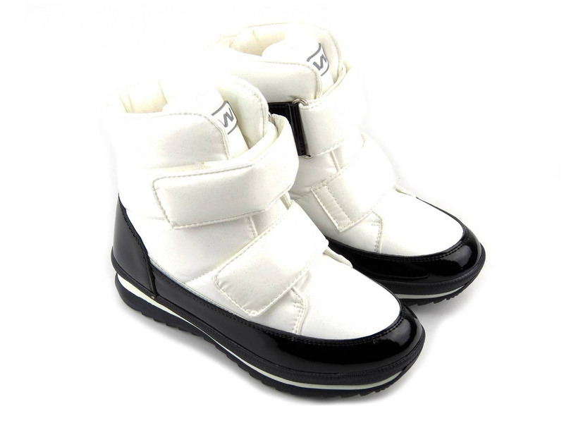 Vysoce kvalitní dětské sněhule s ovčí vlnou - WEESTEP R292958801W, bílé