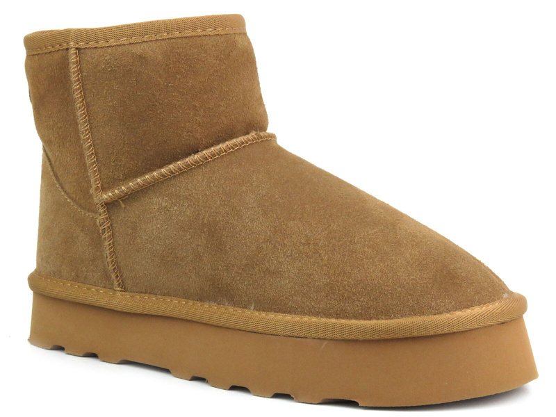 Dámské sněhule - Potocki 23-37060, hnědé