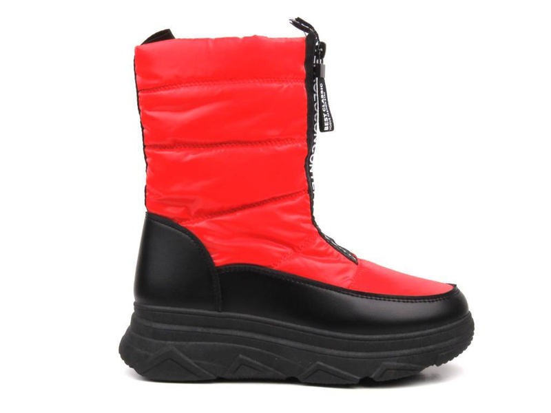 Teplé dámské sněhule - Potocki 16064, červené