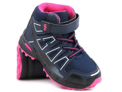 Dětské sněhule na suchý zip - Befado 518X001, tmavě modrá