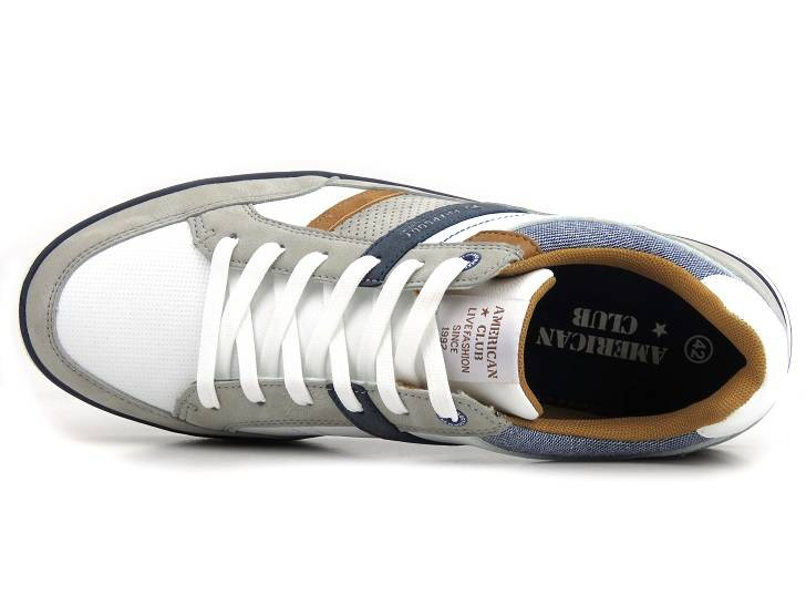 Pánská sportovní obuv - AMERICAN CLUB RH76/22, bílá