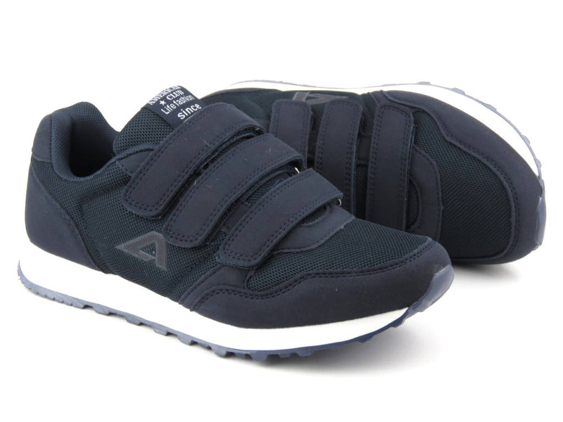 Sportovní obuv a tenisky pro mládež - AMERICAN CLUB WT146/23 / WT147/23, tmavě modrá