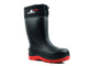 Vysoké pánské holínky Wellington s odnímatelnou izolací - NORDMAN PE-31UMM, černá