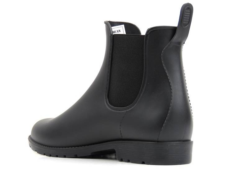 Dámské gumové kotníkové boty, americké boty Club KAL 15/22 Chelsea, černé
